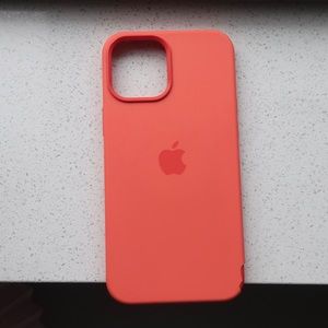 iPhone 12 Pro Max Silicone Case with MagSafe- Pink Citrus